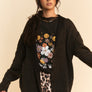 Davi & Dani Shawl Collar Ribbed Detail Button Up Cardigan