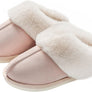 Indoor Winter Fur Shoes – Warm Cotton Slippers for Men & Women, Plush Furry Bedroom Slides, Cozy Non-Slip House Slippers