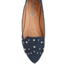 Olesia Stud Emebllished Ballet Flats