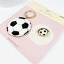 SPORTS BALL ENAMEL KEYCHAIN WITH PIN SET