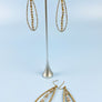 METAL BEADS WIRE WRAPPED EARRINGS