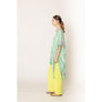 DIONA J TILE PRINT KIMONO ONE SIZE COLOR GREEN