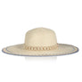 SUMMER EMBROIDERED STRAW HAT