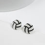 VARIETY OF SPORTS BALL EPOXY STUD EARRINGS