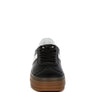 Knockout Faux Leather Lace-Up Sneakers