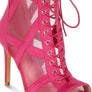 Anarki Mesh Lace-Up Ankle Boots