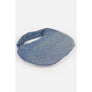 DIONA J MICRO STUDS CONVERTIBLE DENIM HOBO BAG COLOR DARK BLUE