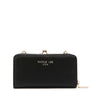 NICOLE LEE SIGNATURE KISS LOCK CROSSBODY WALLET