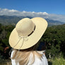 Floppy Straw Sun Hat WIth Strap