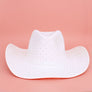 Cowboy Hat White Rhinestone Cowgirl Fashion Hat
