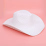 Cowboy Hat White Rhinestone Cowgirl Fashion Hat