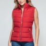 Snobbish Zip Up Turtleneck Vest with Pockets