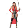Ancient Warrior 6 Pc Lace-Up Detail Dress Halloween Costume Set Women's Size XL