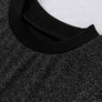 Metallic Round Neck Puff Sleeve Blouse