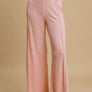 Umgee Elastic Waist Wide Leg Knit Pants