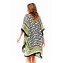 DIONA J PAISLEY PRINTED SILKY KIMONO ONE SIZE COLOR RED