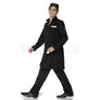 Green Leaf Doctor 3 Pc Halloween Cosplay Black Men's Costume Set Size M/L