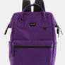 Himawari Waterproof Canvas Travel Backpack Bag with USB Port