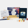 Relief The Great Wave off Kanagawa DIY 3D Oil Painting Kit