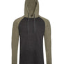 Raglan Long Sleeves Light Weight Hoodie