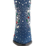 Starlit Multi Color Stones Embellished Boots