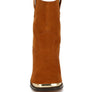 Emberly Suede Square Toe Ankle Boots
