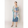 DIONA J FLORAL PRINT KIMONO ONE SIZE COLOR IVORY