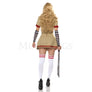Robotic Doll Killer 4 Pc Khaki Women’s Halloween Cosplay Costume Set Sz XL