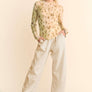 Davi & Dani Drawstring Wide Leg Sweatpants