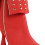 Piccini Stud Embellished Foldover Boots