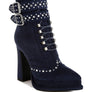 Punk Nomad Harness Detail Lace Up Boots