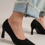 Beast Fashion Faux Suede Point Toe Pumps