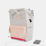 Himawari Contrast Waterproof Backpack Bag with External USB Port
