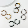 ACETATE HOOP EARRINGS