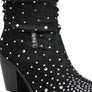 Savant Diamante & Rhinestones Denim Boots
