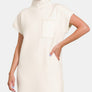 Zenana Short Sleeve Sweater Mini Dress