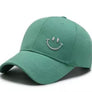 cotton multicolor adjustable smiley face embroider