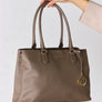 David Jones Structured Leather Handbag
