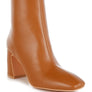 Bruna Square Toe Ankle Boots