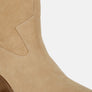 Emberly Suede Square Toe Ankle Boots