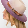WIDE BRIM DANDY FEDORA TIE DYE PANAMA HAT