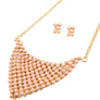 Pink Beads Necklace Set