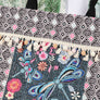 DIONA J BOHO FRINGE TOTE BAG ONE SIZE MULTICOLOR