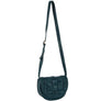 DIONA J QUILT PLEATED ROUNDED DESIGN SHOULDER CROSSBODY BAG COLOR BLUE