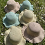 KIDS STRAW BUCKET SUN HAT