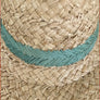 Braided Leaf Strap Embridery Straw Hat