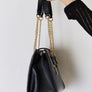 David Jones Quilted PU Leather Handbag