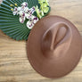 VEGAN FELT PANAMA HAT