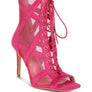 Anarki Mesh Lace-Up Ankle Boots