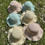 KIDS STRAW BUCKET SUN HAT